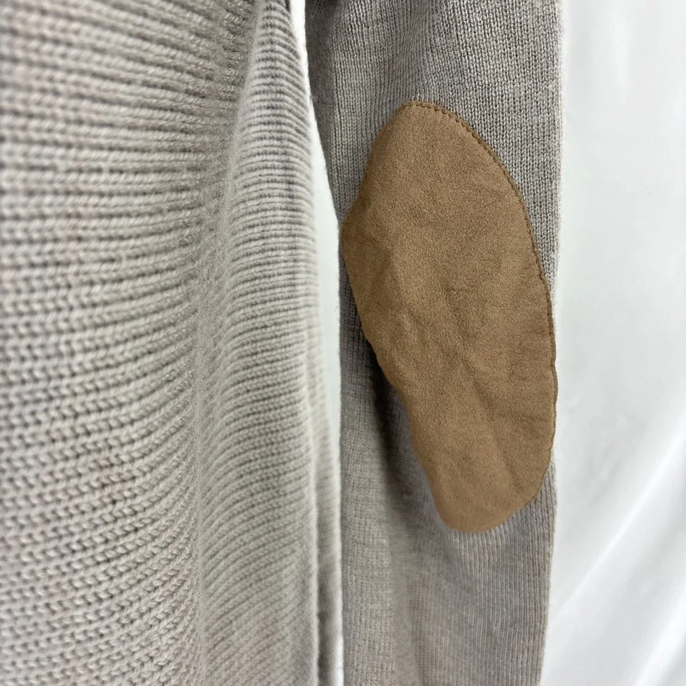 Lululemon Wrap It Up‎ Sweater Gray 100% Merino Wool Athleisure Cozycore